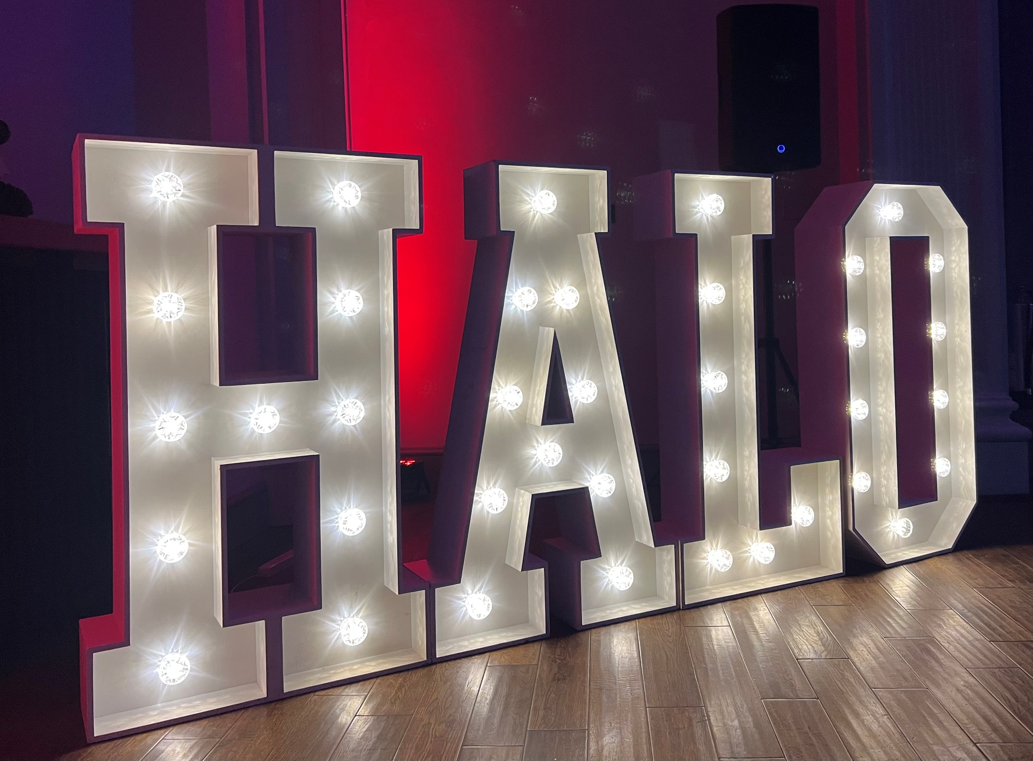 Light Up Letter Hire Light Up Letters