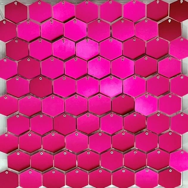 Hot Pink Shimmer Sequin Wall Backdrop Sequin Walls & Backdrops