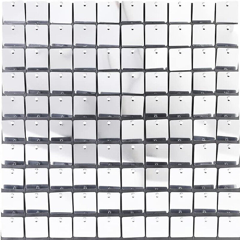 silver shimmer sequin wall backdeop Sequin Walls & Backdrops